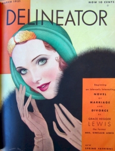 Delineator Cover for March, 1931, by Dynevor Rhys