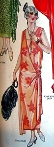 Surplice klänning, december 1924.