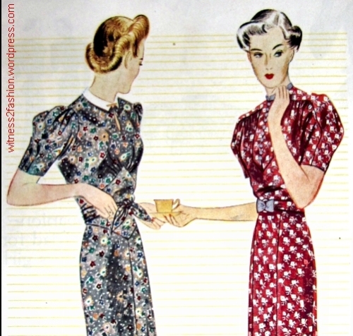 Butterick-Companion patterns from Woman's Home Companion, January 1937.