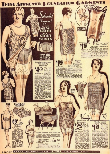 underwear for bias dress 1930s