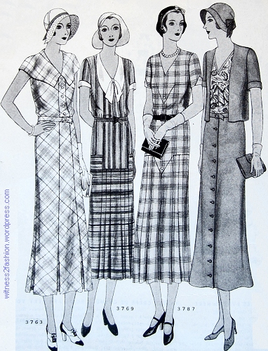 1930s sundress in striped silk