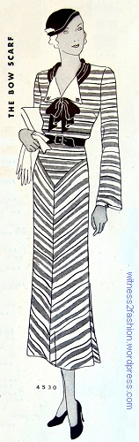 Butterick pattern, May 1932.