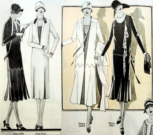 Butterick patterns, Delineator, Oct. 1925.