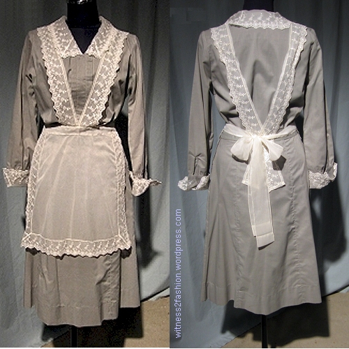 Gray maid's uniform from B. Altman.
