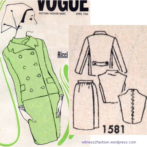 Vogue 1581 by Ricci, without the plaid. In red, or a dark color, it would look more dressy.
