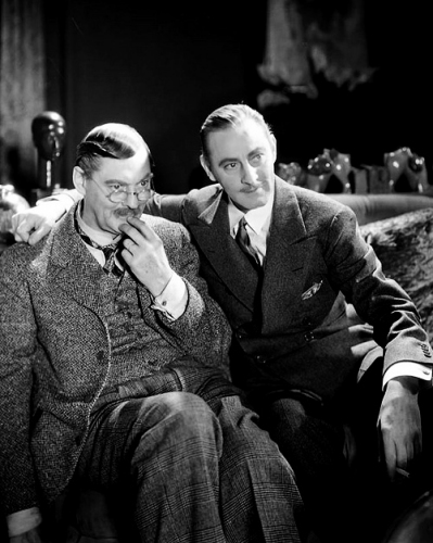 Lionel and John Barrymore in Grand Hotel, 1932. Image from Pinterest.