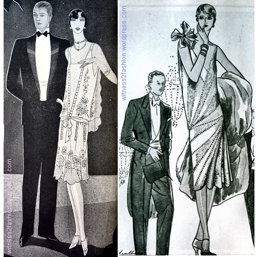 Chanel evening gown 1927 twenties 1920