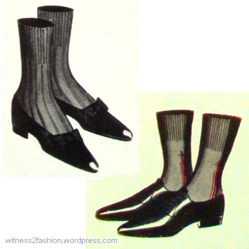 Black patent evening pumps or lace up evening shoes for men Aug 1934 Esquire