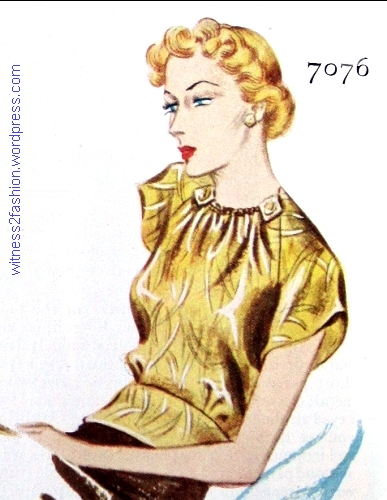 Companion-Butterick pattern 7076 from November 1936, WHC.