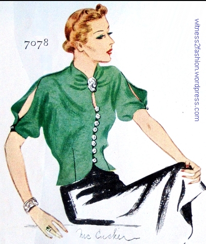 Companion-Butterick pattern 7078 from 1936.