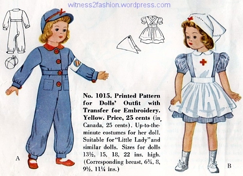 Vintage HUGE WARDROBE Pattern ~ 15" Shirley Temple Doll Dress Coat Hat Pants 