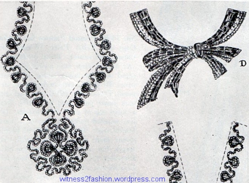More neckline beading designs from McCall. Pattern 1491.