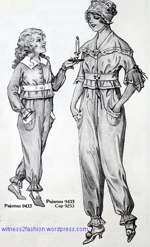 Pajamas and Sleepwear from 1917