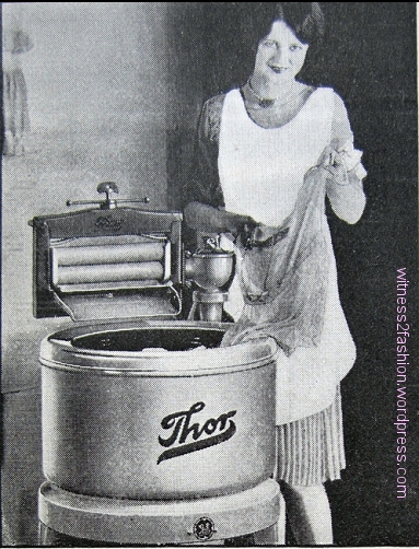Ad for a Thor washing machine, Delineator, November 1928, p. 78.