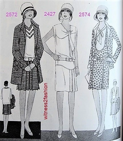 1920s styles fashions dresses clothing clothes teen girls 1929
