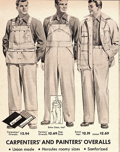 waist overalls from Sears catalogs 1890s 1896 | witness2fashion